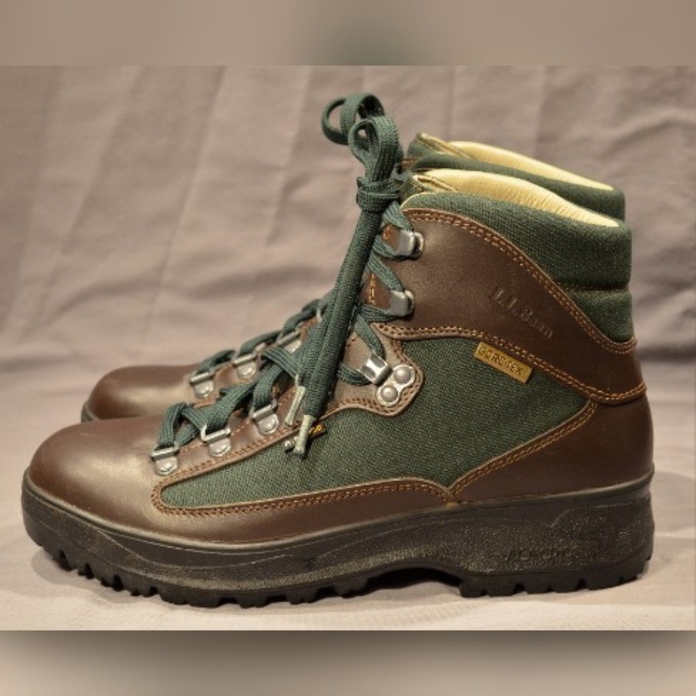 LL BEAN Air 8000 Women 10.5 W Leather Hiking Boots